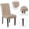 Flash Furniture Midcentury Parsons Chair, 18.5 W 27-1/2" L 39.75 H, Leather Seat BT-P-BG-LEA-GG - alternate 9